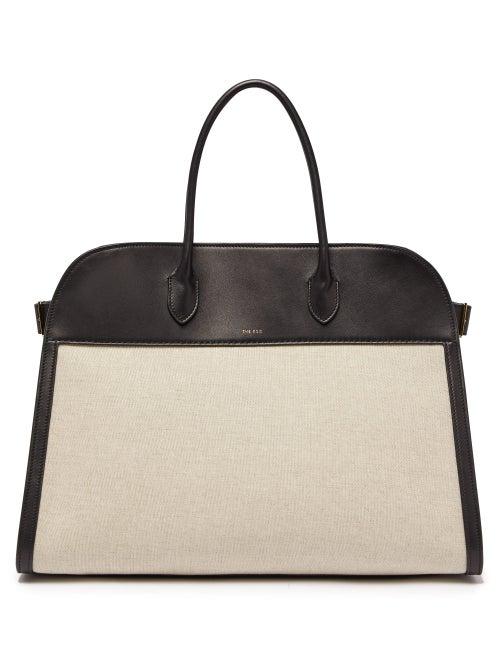Matchesfashion.com The Row - Margaux 17 Large Canvas Tote Bag - Womens - Beige Multi