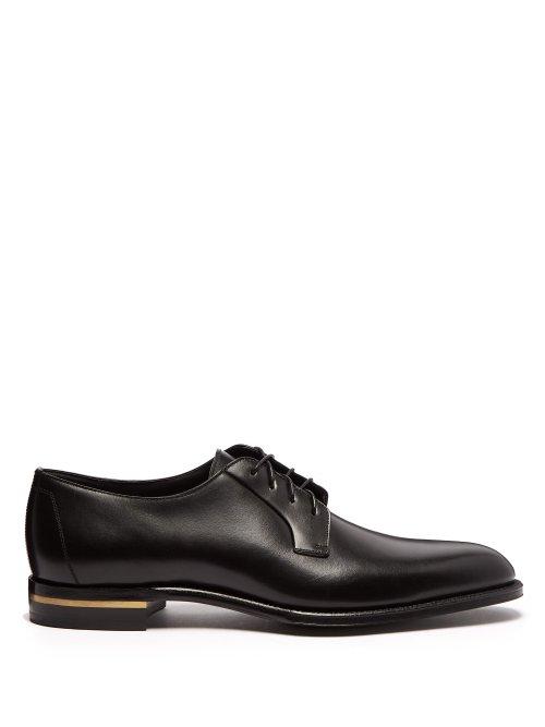 Matchesfashion.com Dunhill - Duke Leather Derby Shoes - Mens - Black