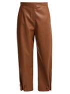 Stella Mccartney Yesenia Faux-leather Trousers