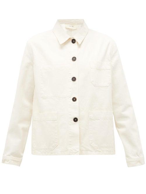 Matchesfashion.com The Row - Kurt Patch-pocket Denim Jacket - Womens - Cream