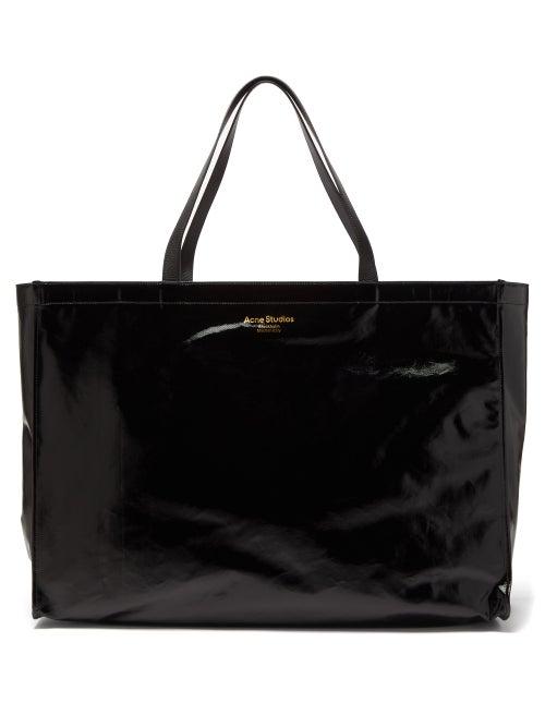 Acne Studios - Angele High-shine Holdall - Mens - Black