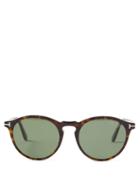 Tom Ford Eyewear - Aurele Round Acetate Sunglasses - Mens - Brown