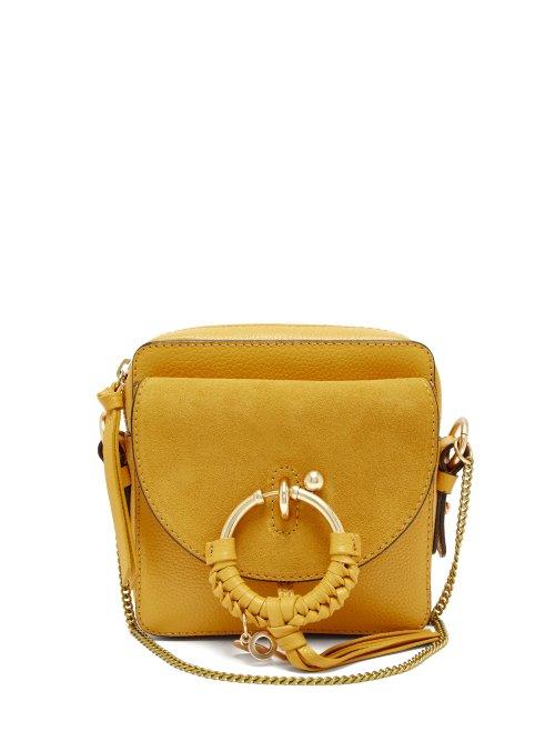 Matchesfashion.com See By Chlo - Joan Square Leather Cross Body Bag - Womens - Yellow