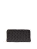 Matchesfashion.com Bottega Veneta - Intrecciato-leather Wallet - Womens - Black
