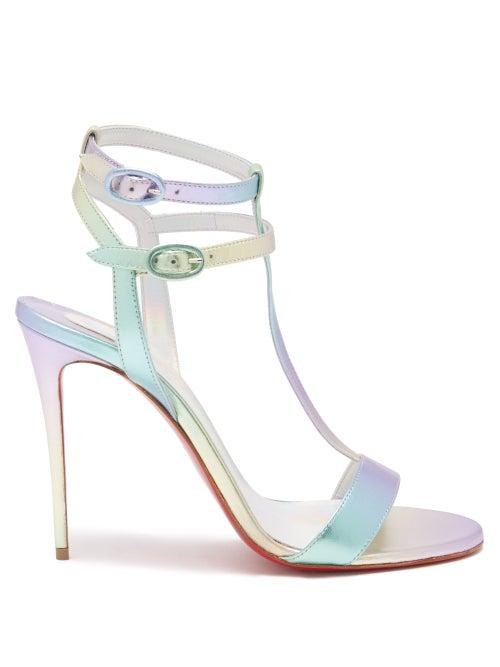 Christian Louboutin - Mara 100 Leather Sandals - Womens - Multi