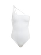 Matchesfashion.com Jade Swim - Apex One Shoulder Swimsuit - Womens - White