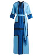 Diane Von Furstenberg Scarf-print Silk-satin Maxi Dress