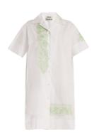 Acne Studios Jusso Floral-embroidered Cotton Dress