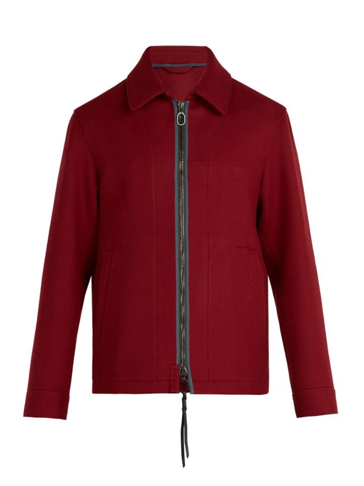 Lanvin Zip-fastening Wool Jacket