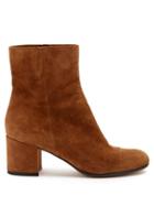 Matchesfashion.com Gianvito Rossi - Margaux 60 Suede Ankle Boots - Womens - Tan