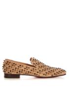 Christian Louboutin Popcorn Spike-embellished Slip-on Shoes
