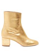 Brother Vellies Kaya Block-heel Leather Ankle Boots