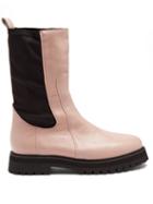 Matchesfashion.com Marques'almeida - Klara Leather Chelsea Boots - Womens - Light Pink