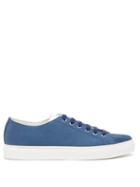 Matchesfashion.com Paul Smith - Sotto Suede Trimmed Canvas Trainers - Mens - Navy