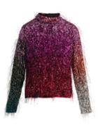 Matchesfashion.com Ashish - Tinsel Sequin Embellished Silk Top - Womens - Multi