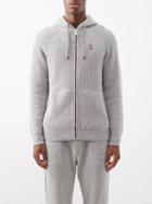 Brunello Cucinelli - Hooded Zipped Cashmere Jacket - Mens - Grey