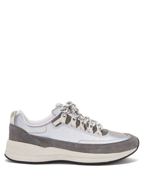 Matchesfashion.com A.p.c. - Jay Reflective Low Top Trainers - Mens - Silver