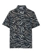 Matchesfashion.com Desmond & Dempsey - Expressionist Print Cotton Poplin Pyjama Shirt - Mens - Navy