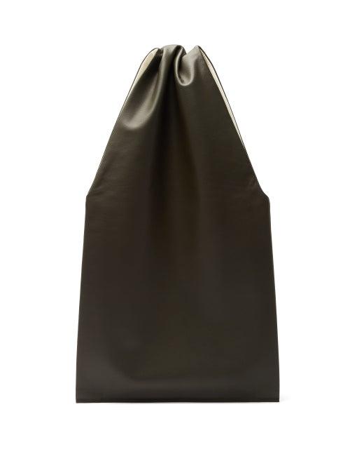 Matchesfashion.com Tsatsas - Lato Leather Tote Bag - Womens - Dark Green