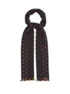 Paul Smith - Artist Stripe Polka-dot Scarf - Mens - Black