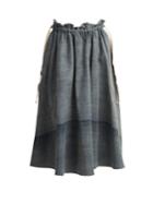 Loewe Drawstring-waist Cotton-denim Skirt