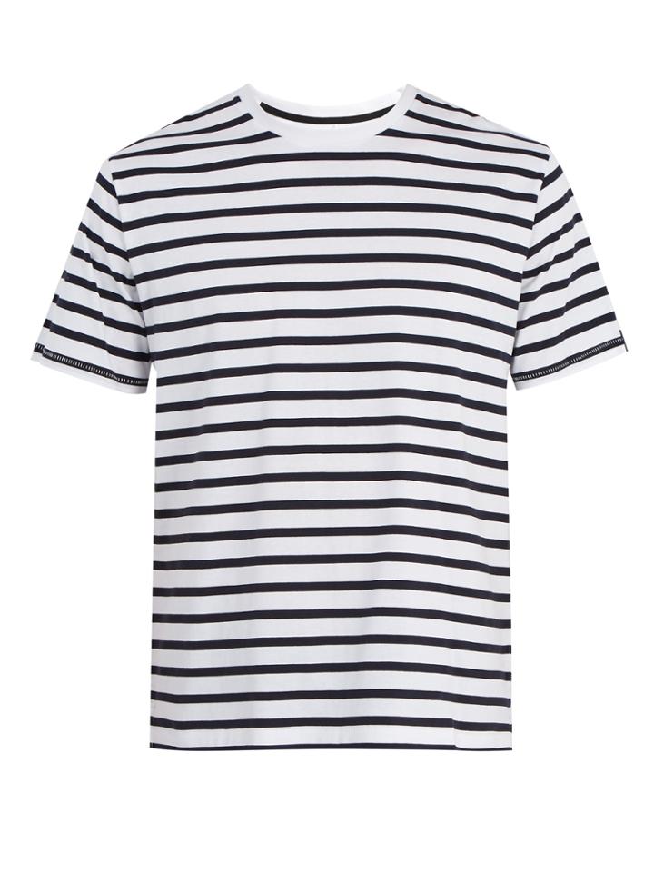 Rag & Bone Henry Striped Cotton T-shirt