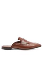 Berluti Blake Leather Backless Loafers