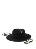 Ruslan Baginskiy - Safety-pin Felt Hat - Womens - Black