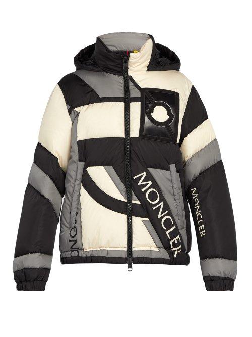 Matchesfashion.com 5 Moncler Craig Green - Plunger Hooded Down Filled Jacket - Mens - Black Multi