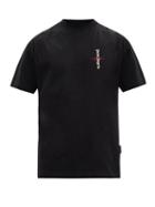 Matchesfashion.com Palm Angels - Logo-print Cotton-jersey T-shirt - Mens - Black
