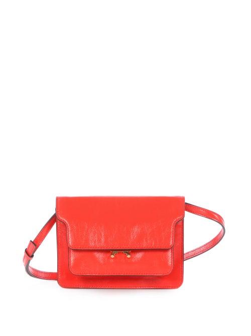 Matchesfashion.com Marni - Trunk Mini Leather Cross-body Bag - Womens - Orange