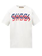 Gucci - Logo-print Cotton-jersey T-shirt - Mens - White