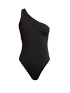 Matchesfashion.com Haight - Organic One Shoulder Swimsuit - Womens - Black