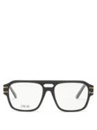 Dior - Diorsignature Aviator Acetate Glasses - Womens - Black