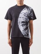 Satisfy - Mothtech Tie-dye Organic-cotton T-shirt - Mens - Black Multi