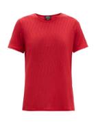 Matchesfashion.com A.p.c. - Ball Pointelle T Shirt - Womens - Red