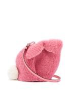Matchesfashion.com Loewe - Bunny Shearling Cross Body Bag - Womens - Pink