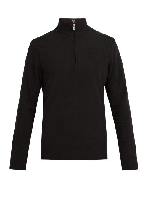 Matchesfashion.com Bogner - Harrison Half Zip Fleece Top - Mens - Black