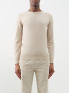 Brunello Cucinelli - Crew-neck Cashmere Sweater - Mens - Beige