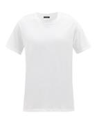 Joseph - Logo-print Organic-cotton Jersey T-shirt - Womens - White