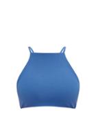 Matchesfashion.com Jade Swim - Nova Halterneck Bikini Top - Womens - Blue