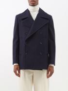 Giuliva Heritage - Ottone Virgin Wool Peacoat - Mens - Navy