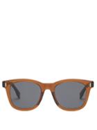 Matchesfashion.com Fendi - D-frame Acetate Sunglasses - Mens - Brown