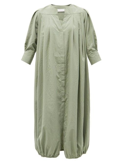 Ladies Rtw Carl Kapp - Sabal Belted Canvas Midi Dress - Womens - Khaki