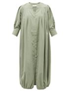 Ladies Rtw Carl Kapp - Sabal Belted Canvas Midi Dress - Womens - Khaki