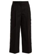 Dolce & Gabbana Button-embellished Cropped Trousers