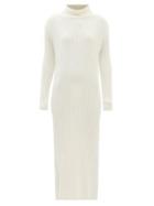 Lisa Yang - Lauren Ribbed-cashmere Maxi Dress - Womens - Cream