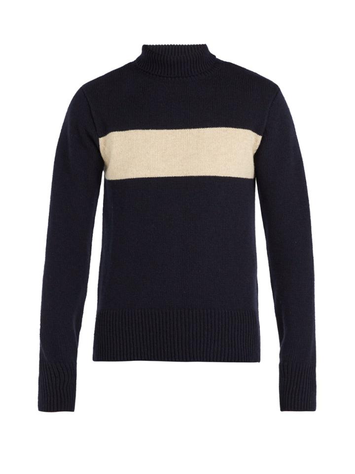 Oliver Spencer Talbot Wool Roll-neck Sweater