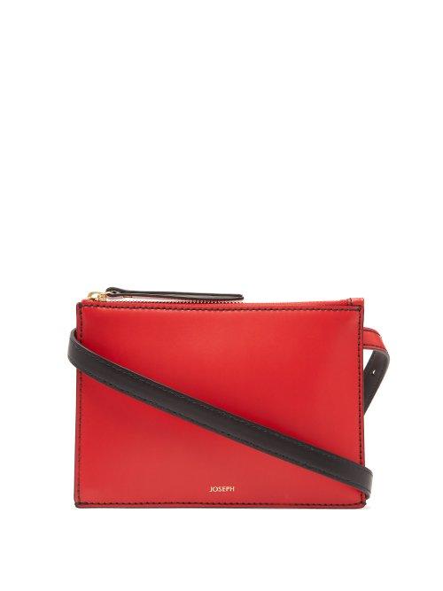 Matchesfashion.com Joseph - Montmartre Leather Belt Bag - Womens - Red