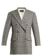 Isabel Marant Telis Double-breasted Checked Blazer